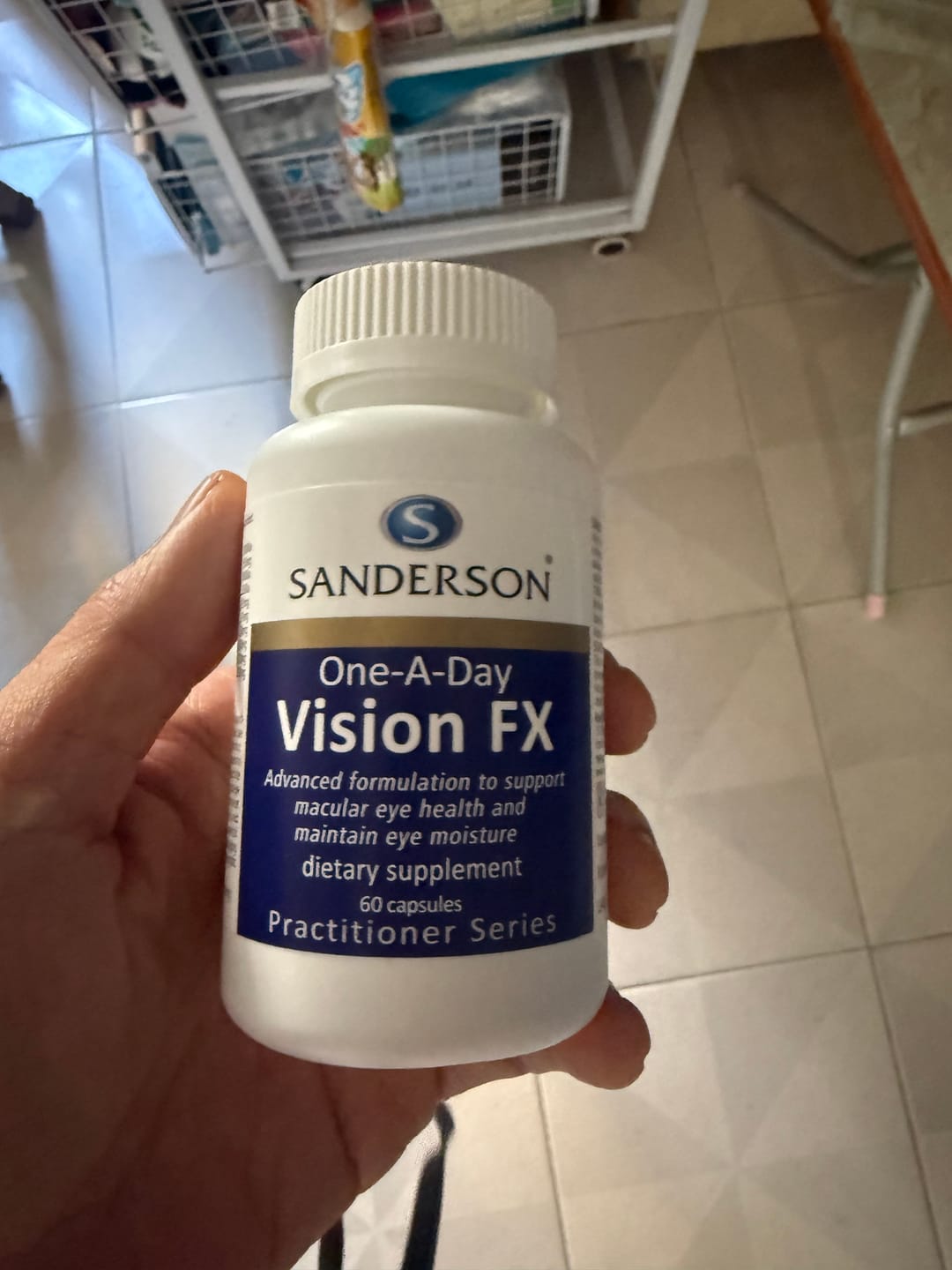 Customer photo review of Sanderson Vision FX 1-A-Day 60capsules | Online Special Deal