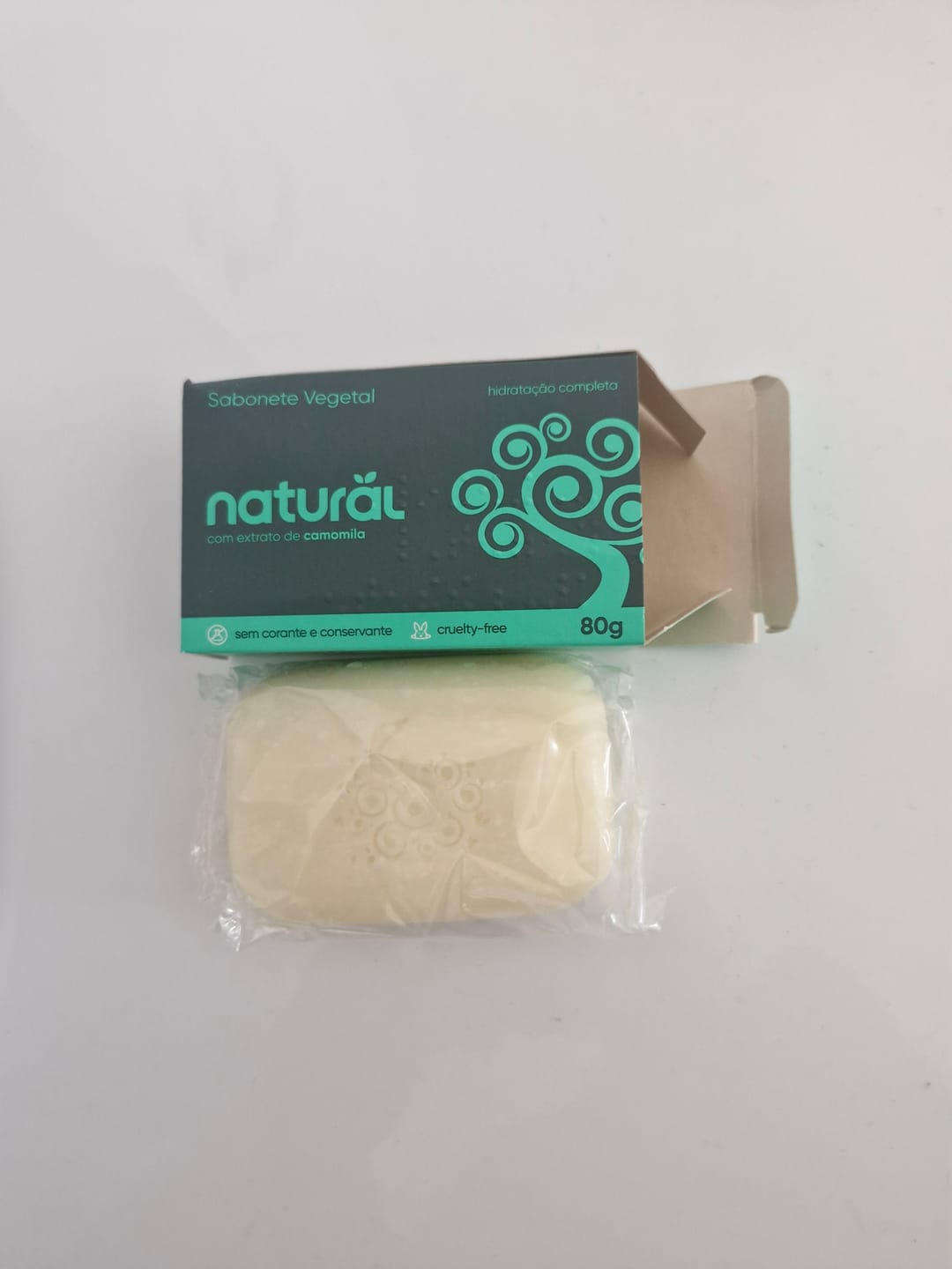 Customer photo review of Sabonete em Barra Natural com Camomila 80 g