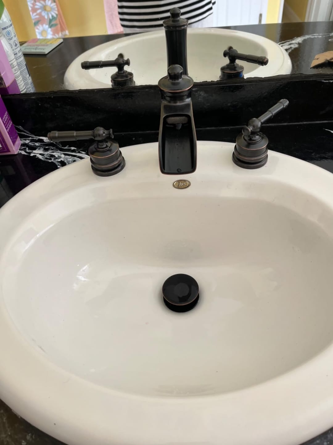 Customer photo review of Kattegat - 8-Inch Widespread Two-Handle Lavatory Faucet for Bathroom Basin