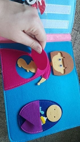 Customer photo review of Montessori Book™- Interactive Educational Book