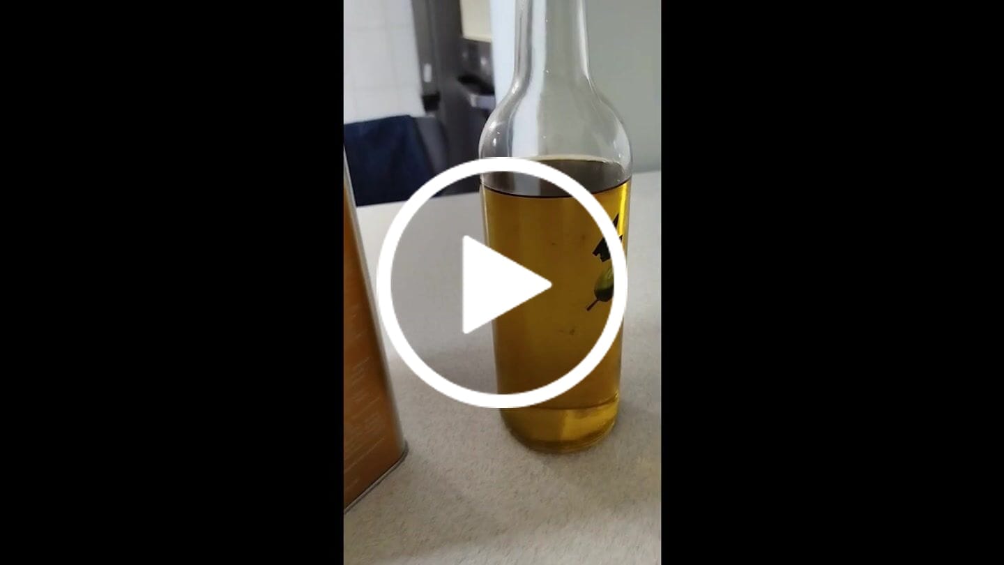 Customer video review of 1 lattina di olio extravergine Biologico • 5 Litri