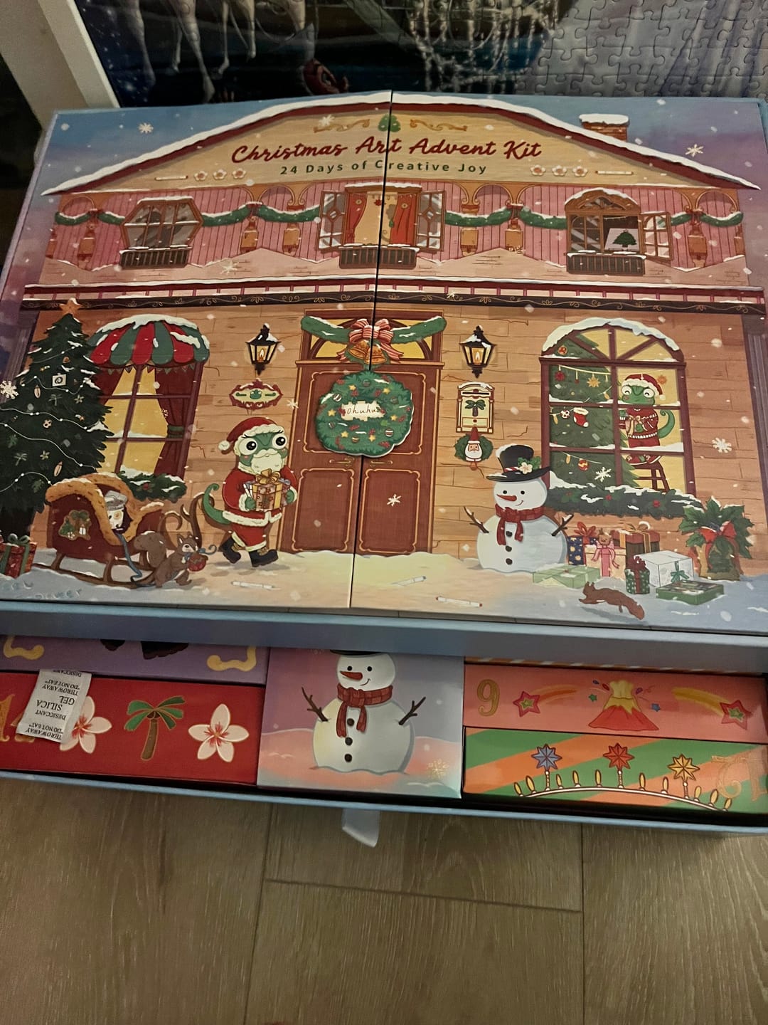Customer photo review of Ohuhu Christmas Advent Calendar 2026, 24 Days Countdown Gift Kit