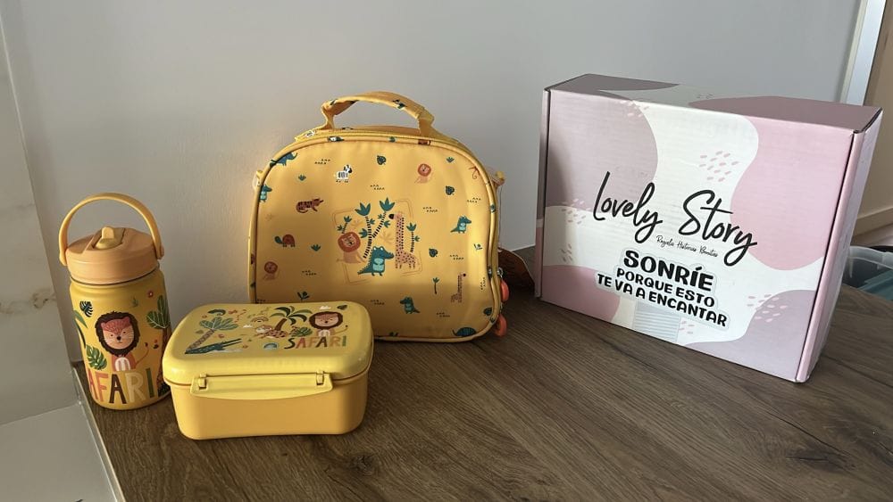 Customer photo review of Nevera Térmica Infantil – Safari | Aurea Kids