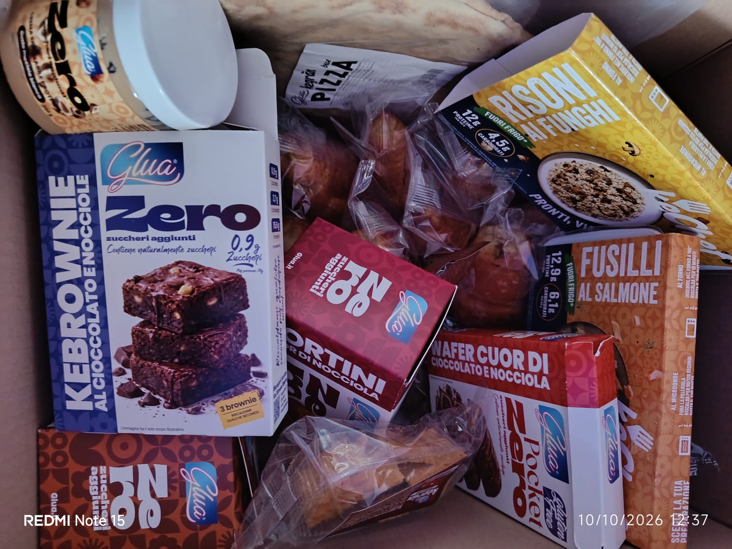Customer photo review of Pocket Wafer cuor di cioccolato e nocciola