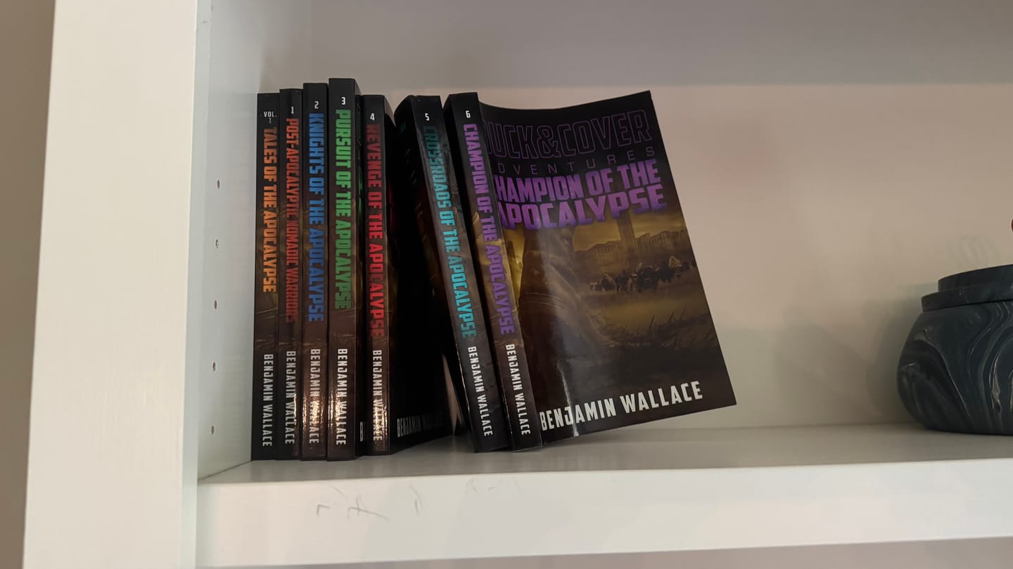 Customer photo review of The Complete Duck & Cover Adventures Series (Audiobooks)