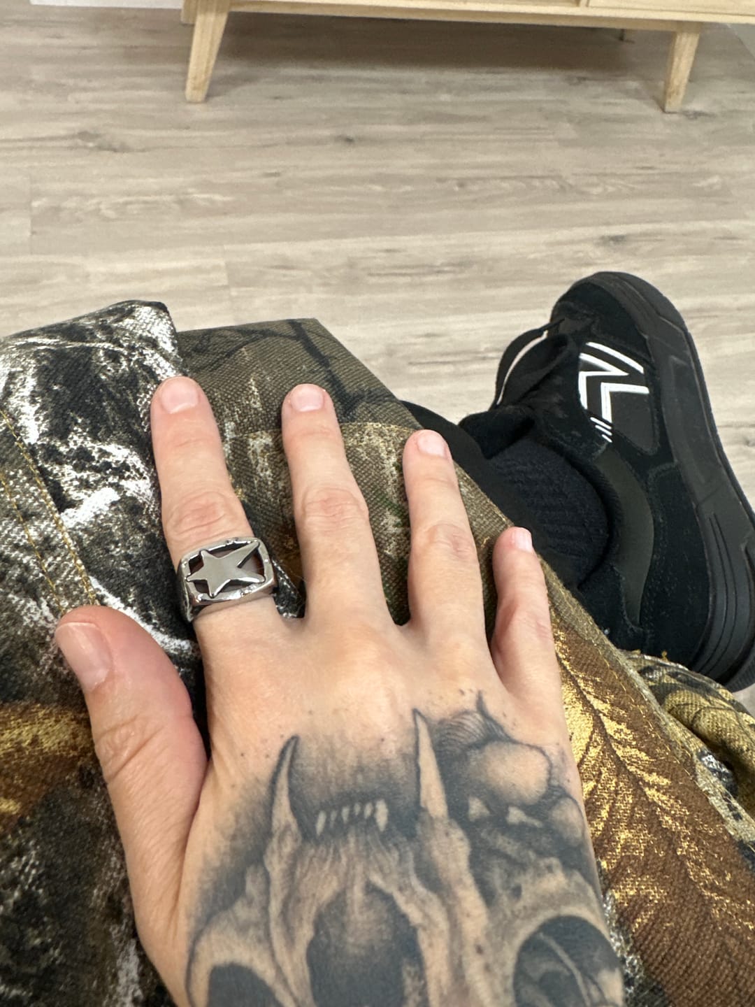Customer photo review of Shooting Star Ring