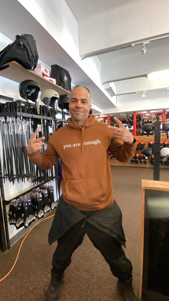 Customer photo review of Dear Person Behind Me (You are enough) Hoodie