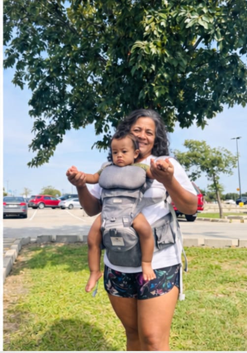 Customer photo review of Wearabe Carrier