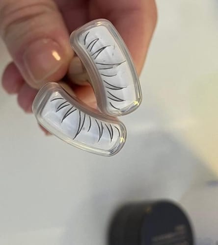 Customer photo review of Natural Waterproof Silicone Eyelash Stamp