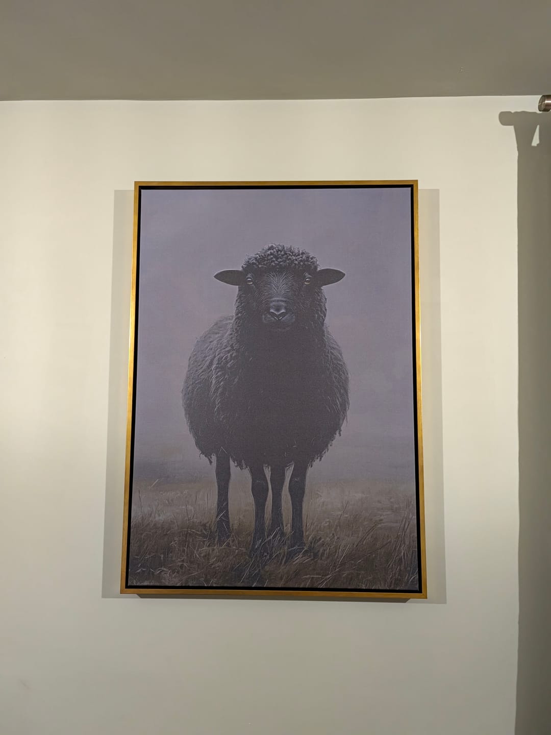 Customer photo review of Black Sheep Print