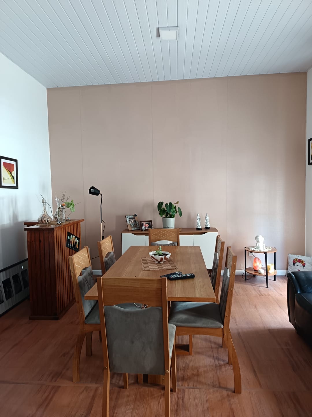 Customer photo review of Mesa Esquinera Estilo Industrial Living 2 Estantes