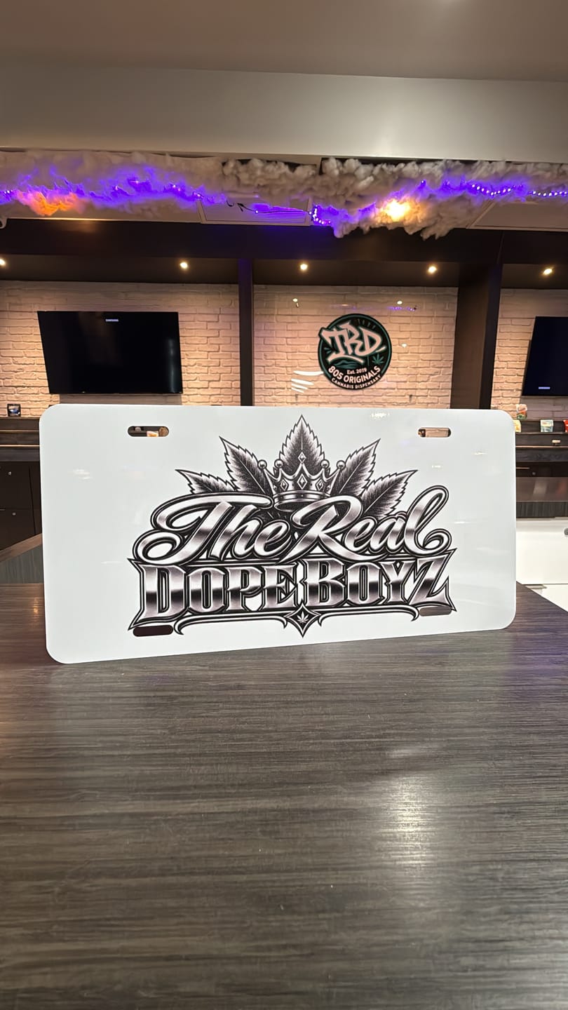 Customer photo review of Print Custom License Plate