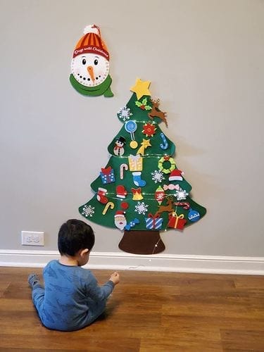 Customer photo review of Montessori Christmas™- Christmas Tree🎄 and Snowman⛄️