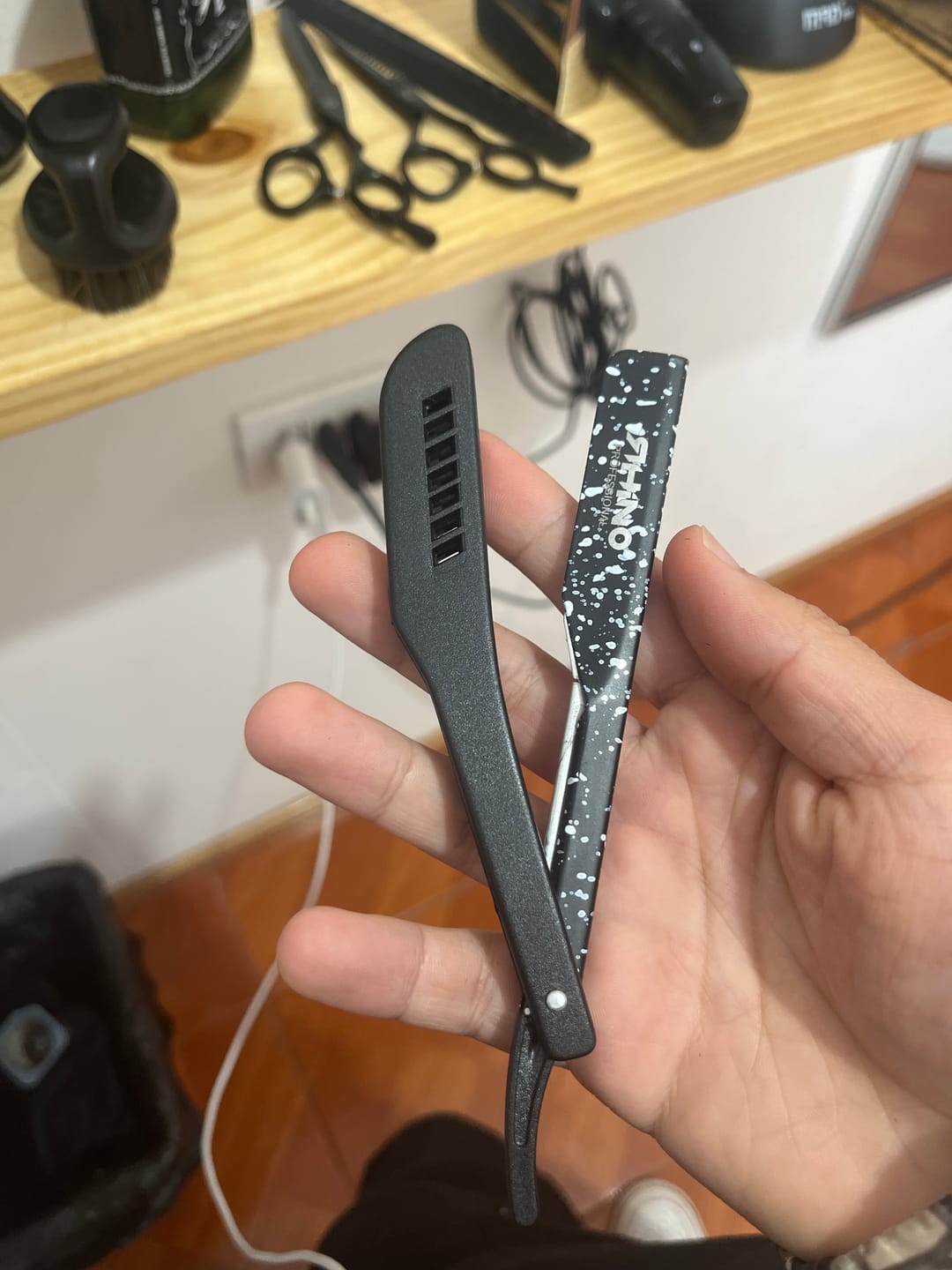 Customer photo review of Porta Navaja Rhino Negro
