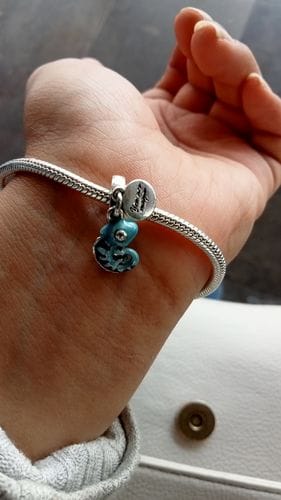 Customer photo review of Pulsera Trebol de la Buena Suerte