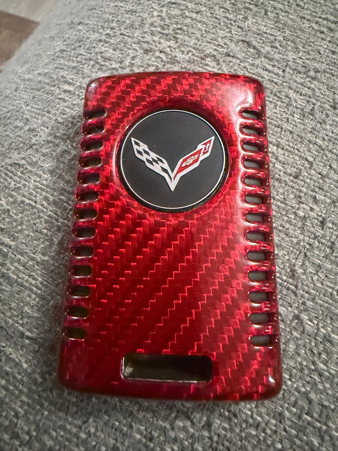 Customer photo review of C7 Corvette 2014-2019 Real Carbon Fiber Key Fob Protective Cover