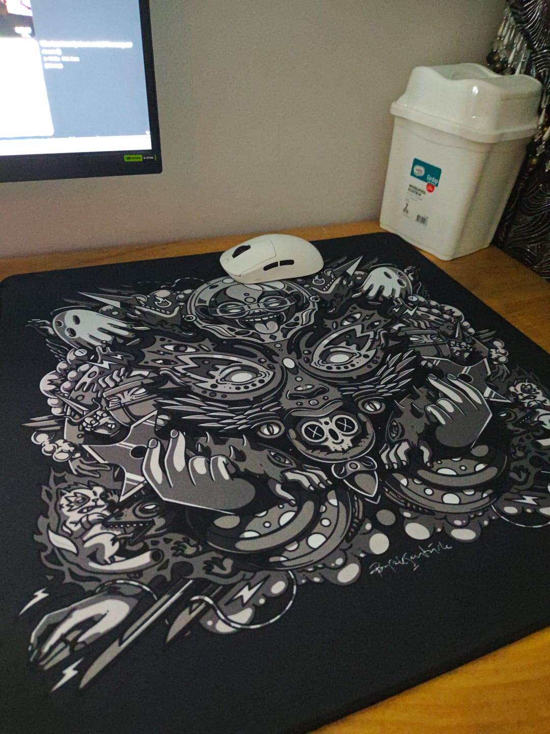 Customer photo review of Wraith Spirit of Aim Pro Mousepad