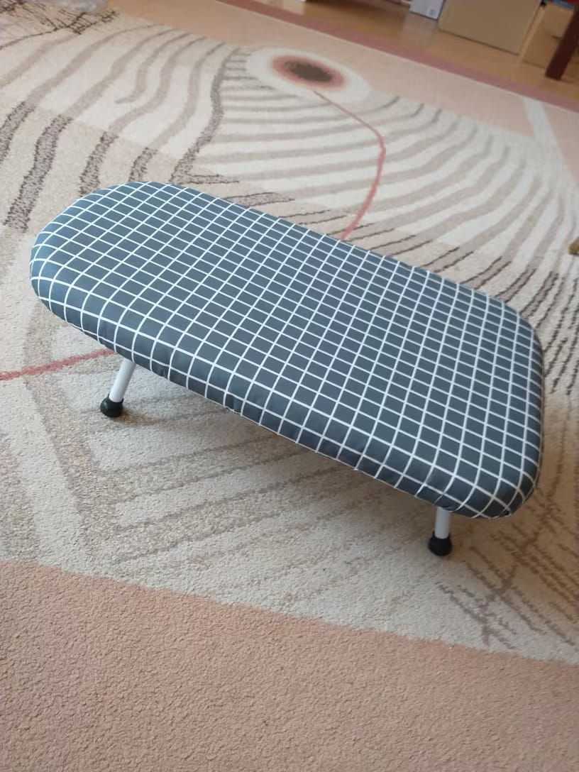 Customer photo review of Compact Folding Ironing Board