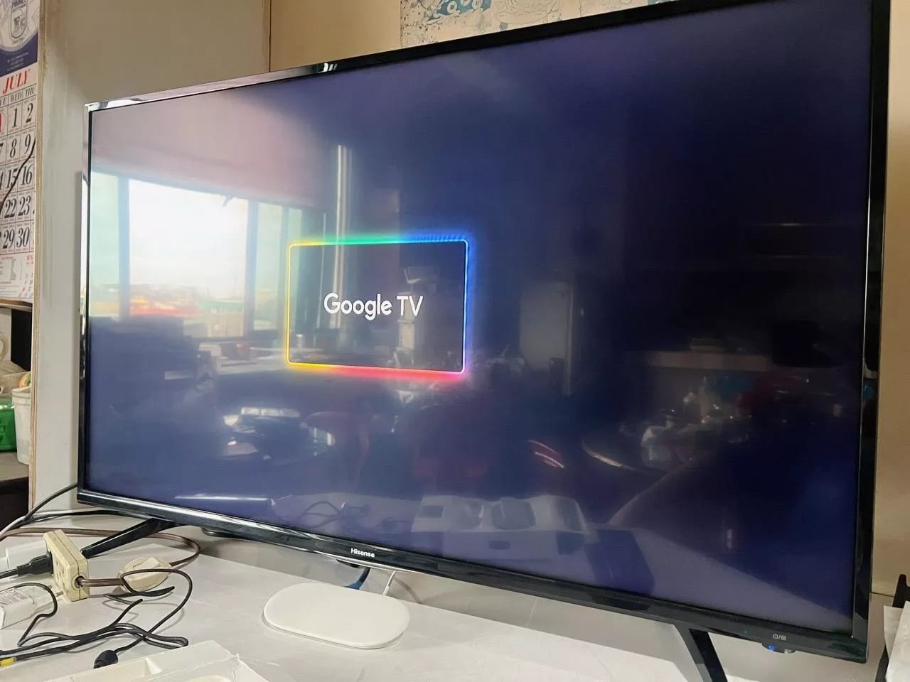 Customer photo review of Google Chromecast with Google TV - Streaming Entertainment with Voice Search - Watch Movies, Shows, and Live TV in 4K HDR Streaming Media Player - Includes Pouch and Cleaning Cloth