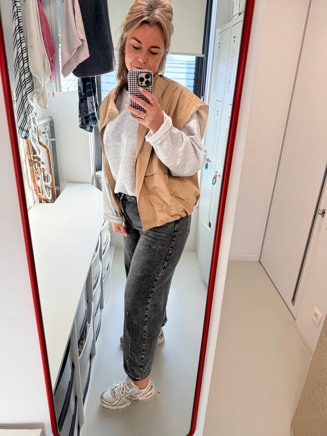 Customer photo review of Long Barrel Jeans / Wash Grey