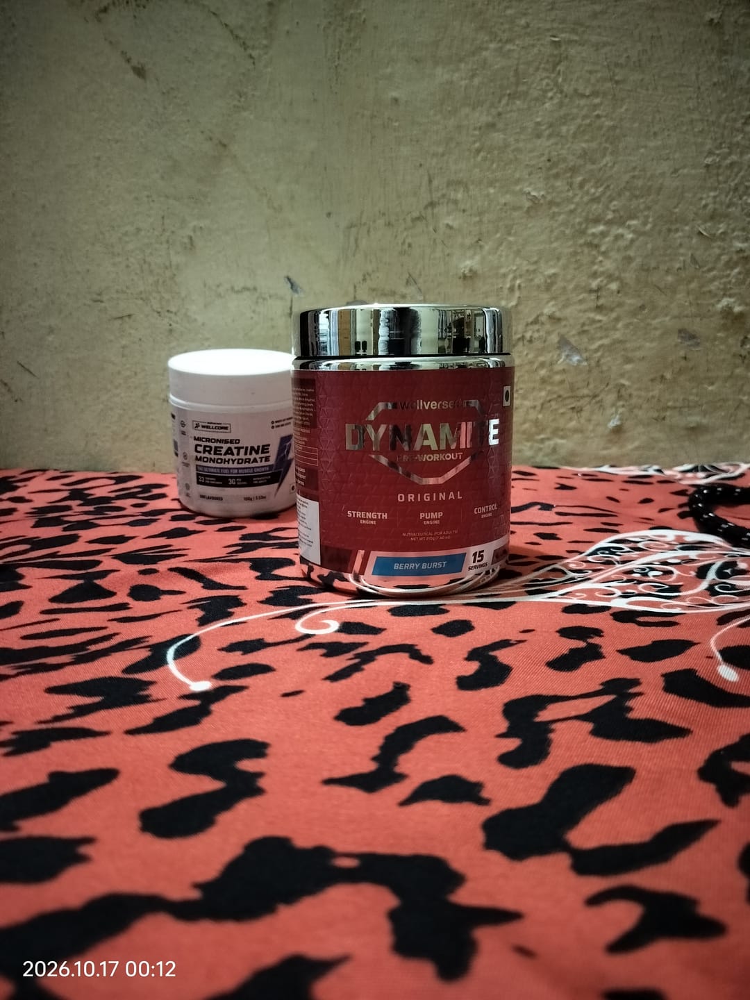 Customer photo review of Dynamite Pre-Workout (210g, 15 Servings) | Berry Burst