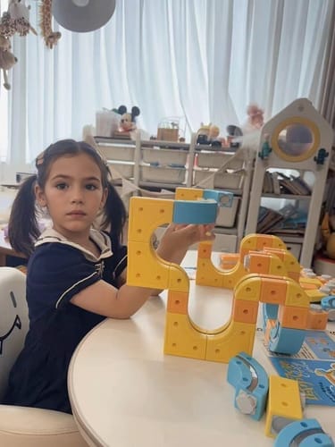 Customer photo review of Montessori Puzzle Track™ - Zero Gravity Tower Track