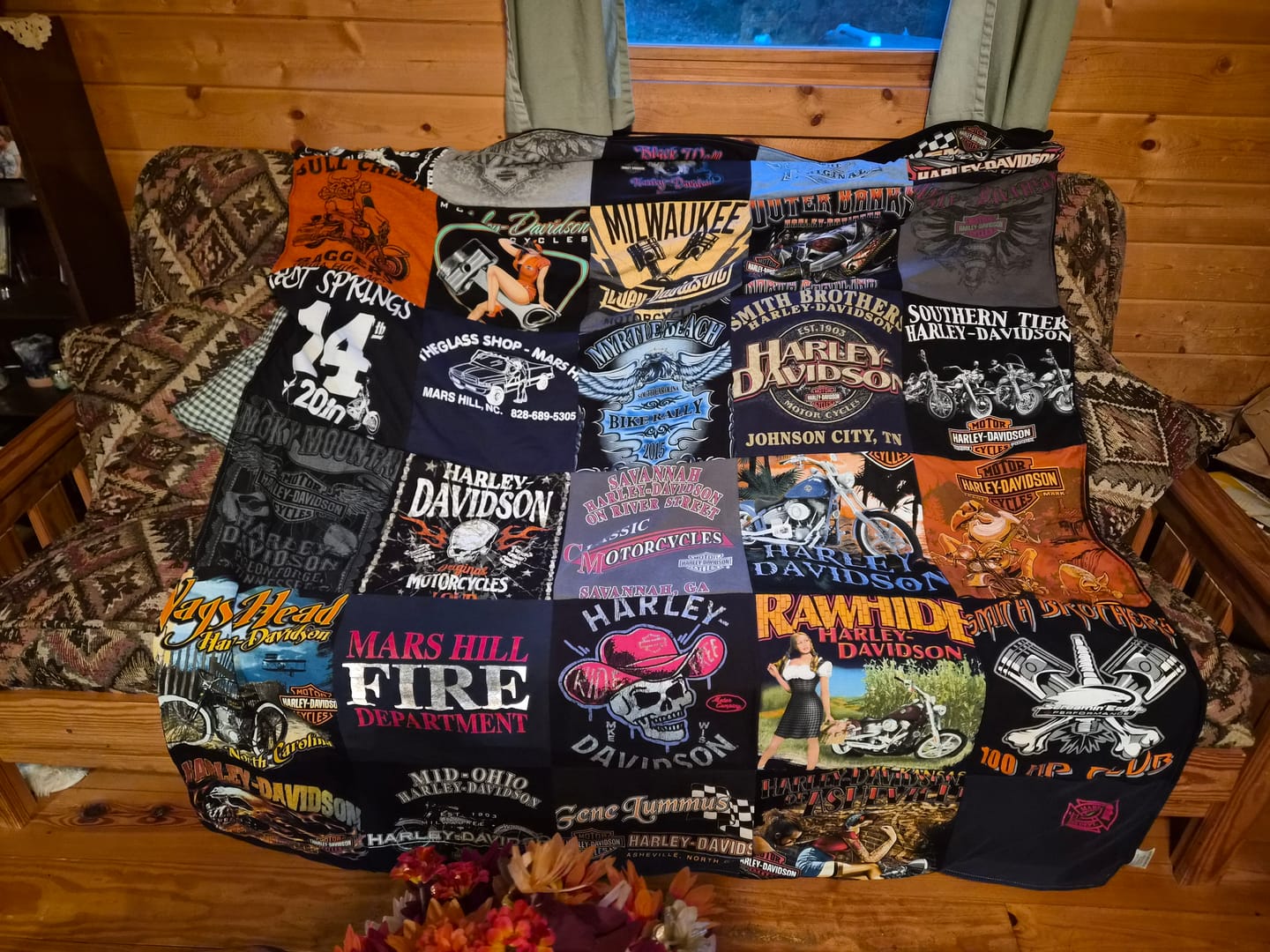 Customer photo review of Project Repat T-Shirt Quilt