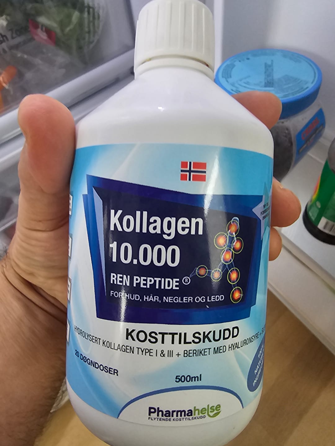 Customer photo review of Kollagen 10 000 Ren Peptide