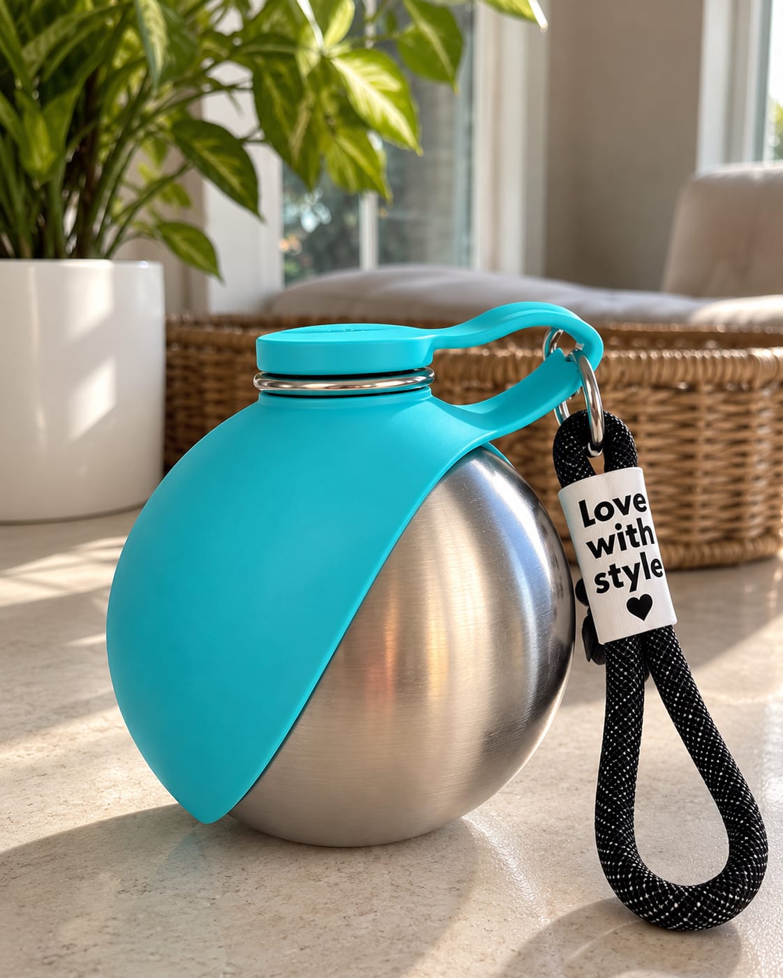 Customer photo review of AquaPup™ Portable Dog Water Bottle