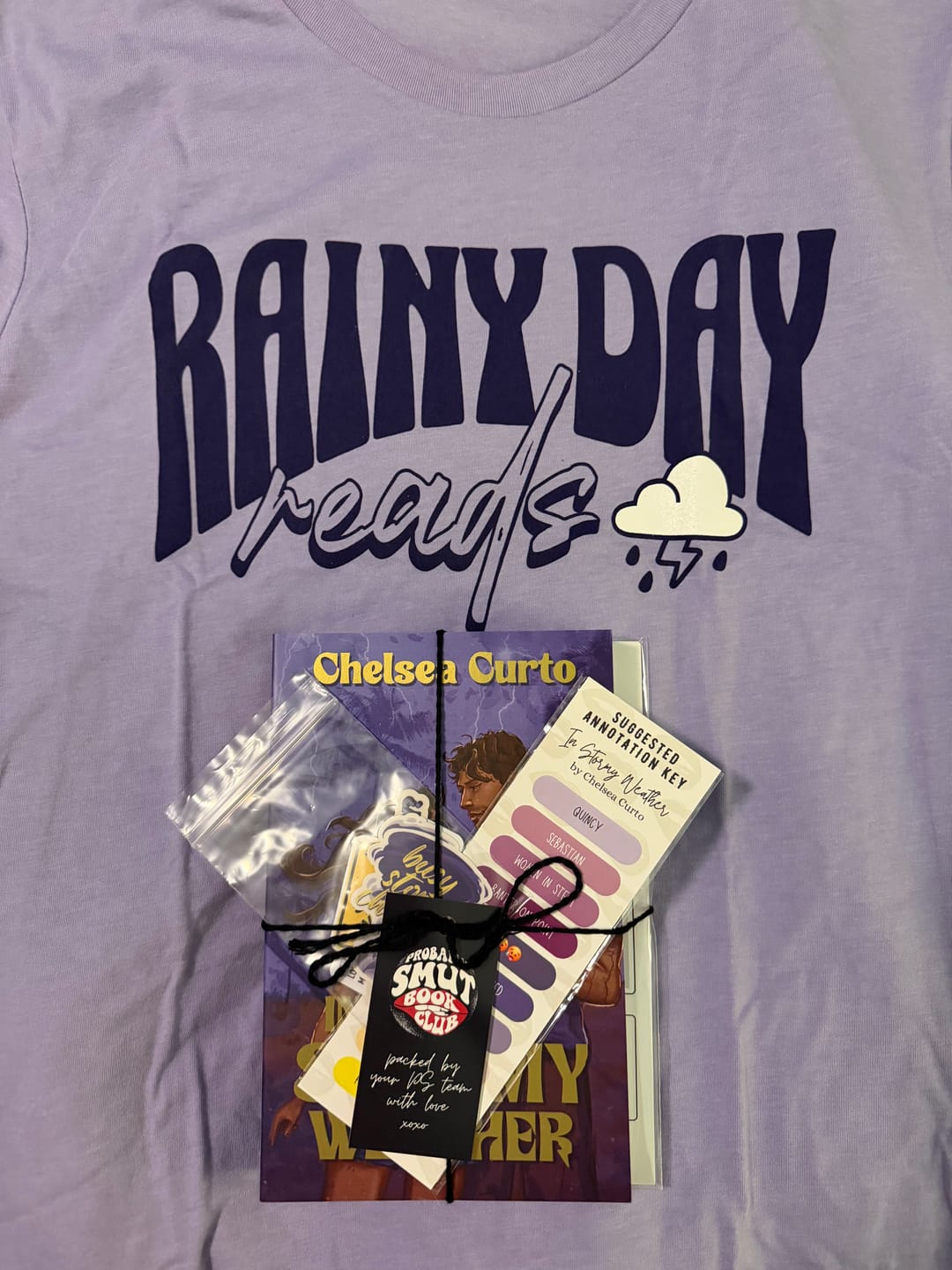 Customer photo review of smut slut book club subscription