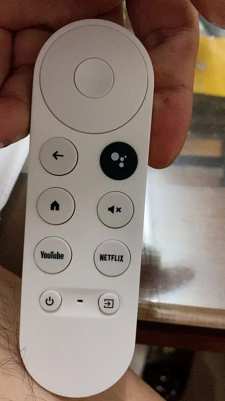 Customer photo review of Google Chromecast with Google TV - Streaming Entertainment with Voice Search - Watch Movies, Shows, and Live TV in 4K HDR Streaming Media Player - Includes Pouch and Cleaning Cloth