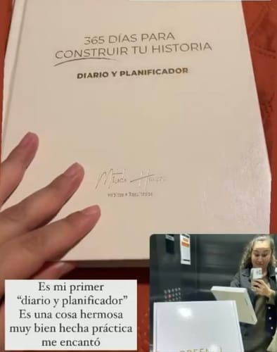 Customer photo review of Diario y planificador para lograr tus metas