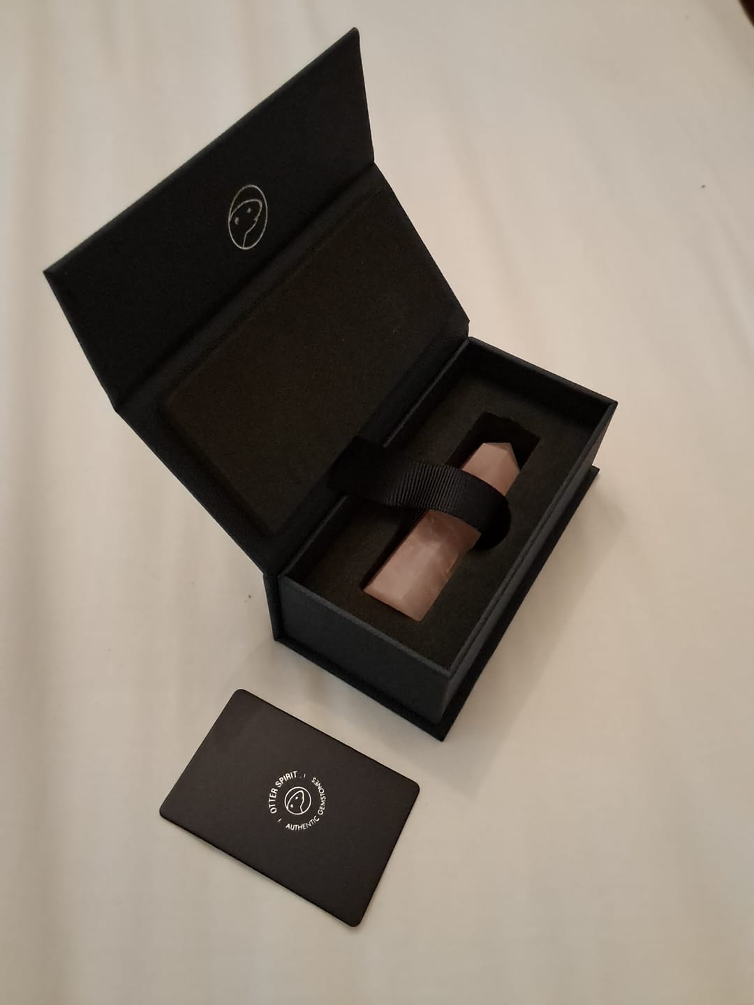 Customer photo review of Rose Quartz Obelisk
