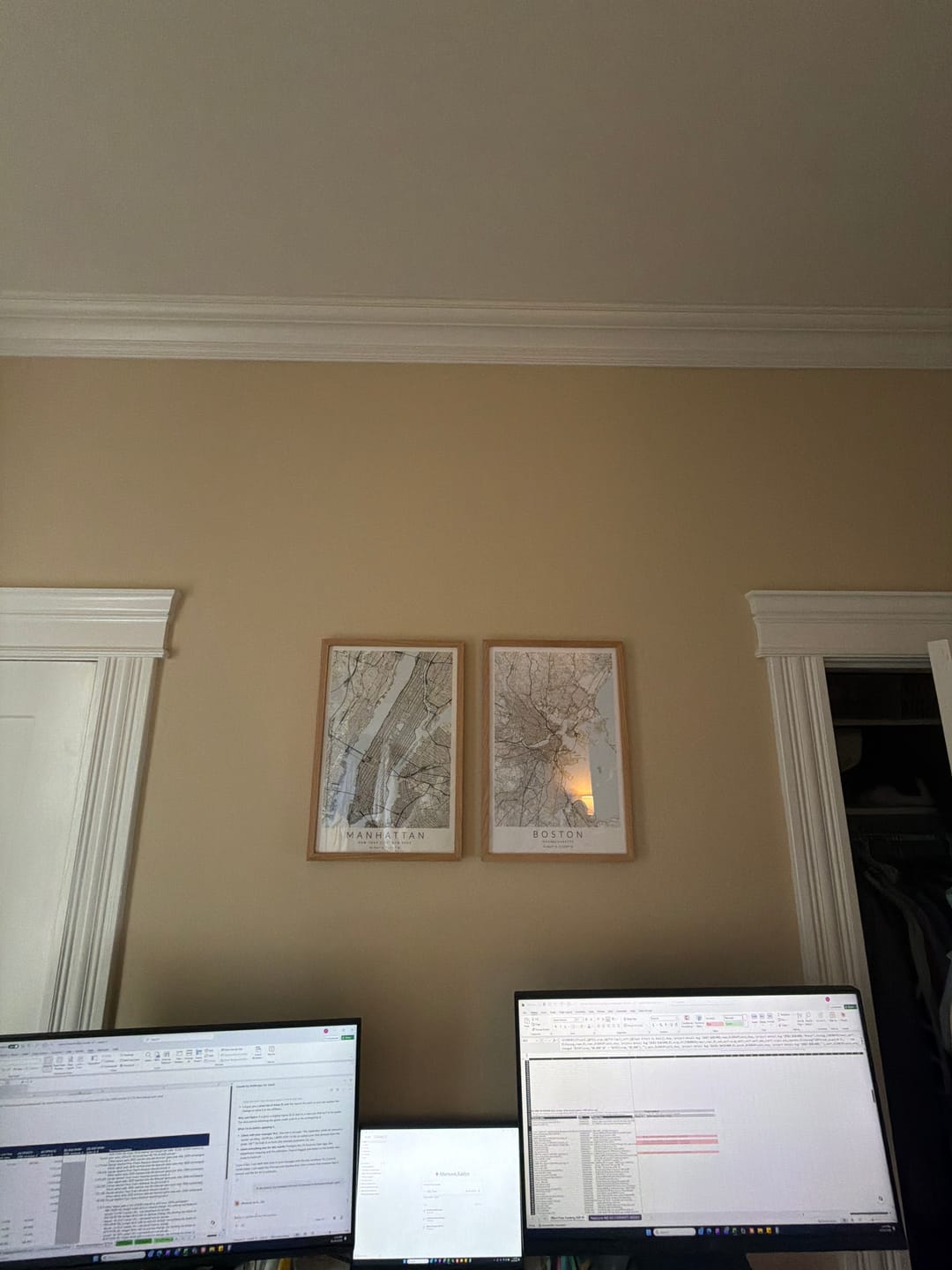 Customer photo review of Boston Map Print