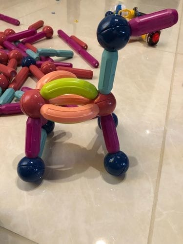 Customer photo review of Montessori Magnetics™ - Magnetic Blocks
