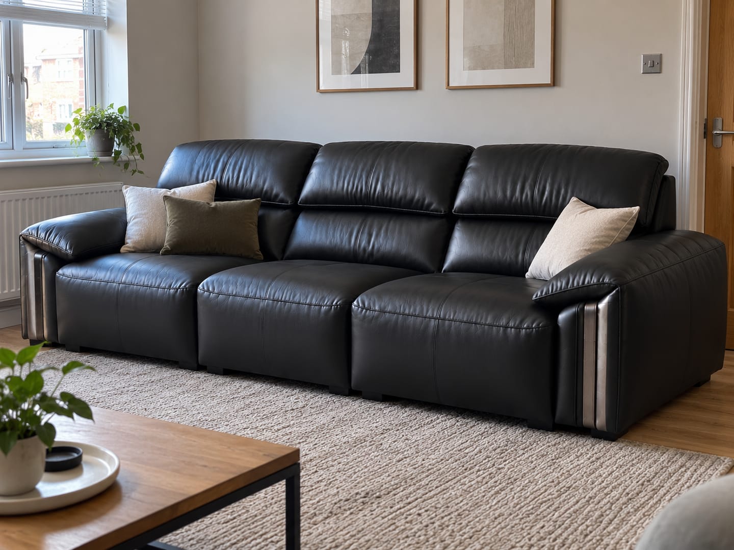 Customer photo review of Hartford 3-Seater Sofa (Brown)