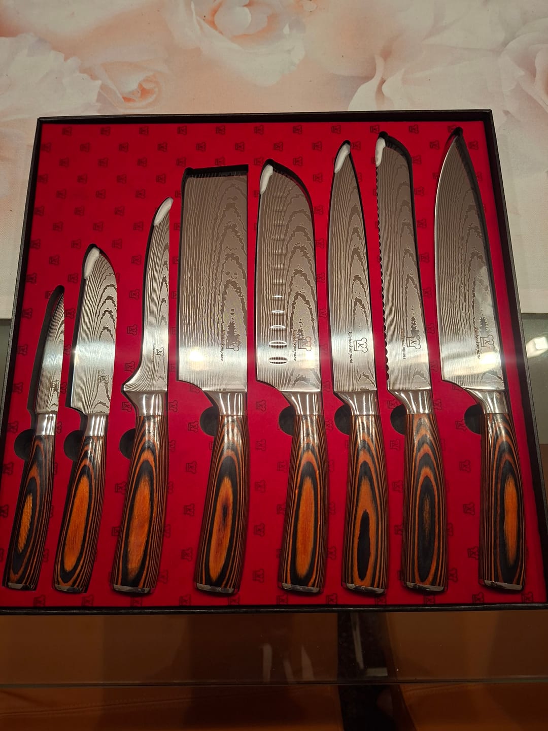 Customer photo review of Akarui Messerset Premium 8-teilig
