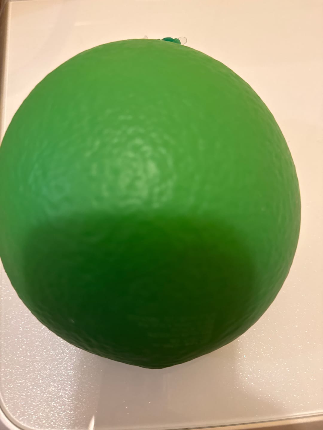 Customer photo review of Giant Durable Squishy Lime
