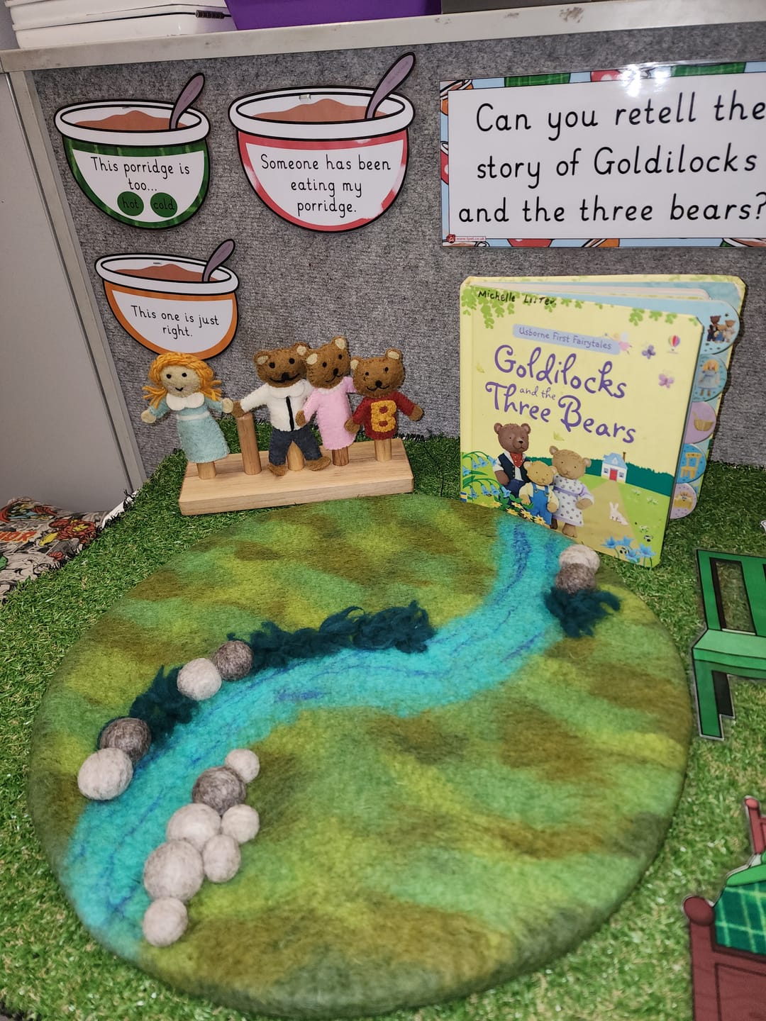 Customer photo review of River Round Play Mat Playscape
