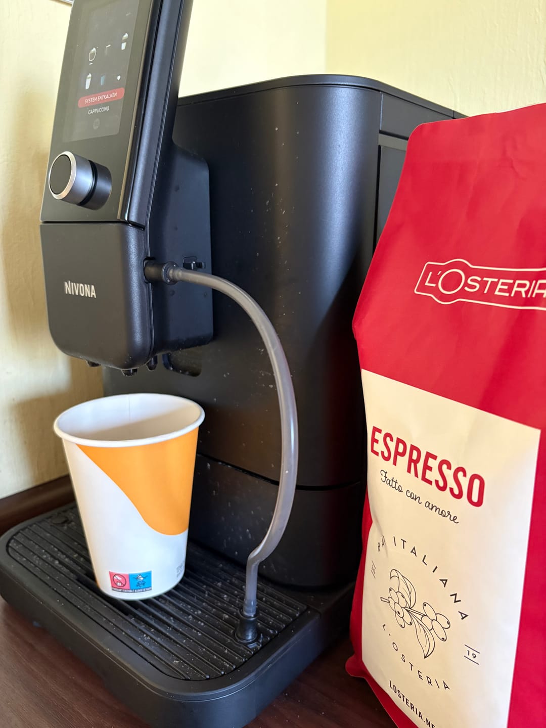 Customer photo review of L'Osteria Espresso Vorteilspack 2 x 1 Kg