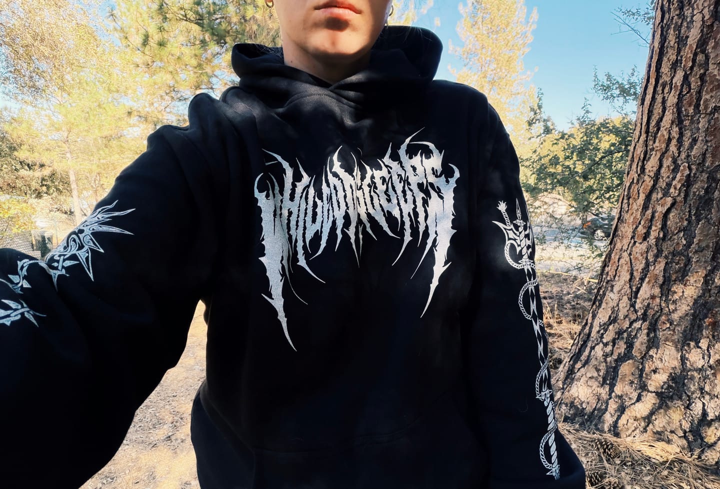 Customer photo review of Doom&Gloom Hoodie