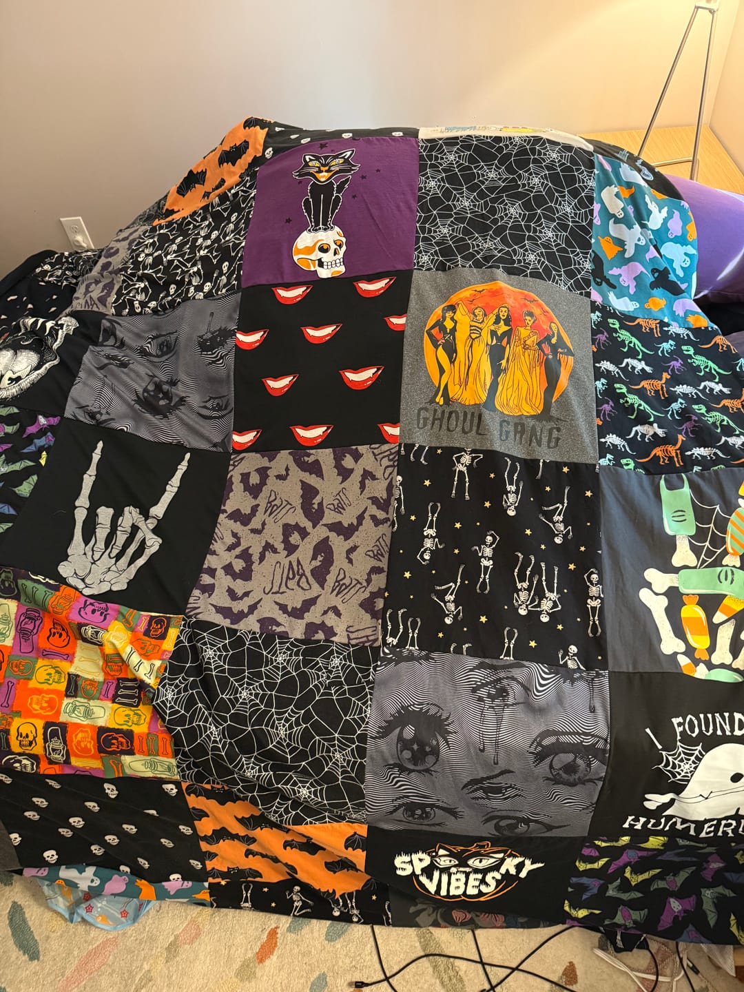 Customer photo review of Premium T Shirt Quilt