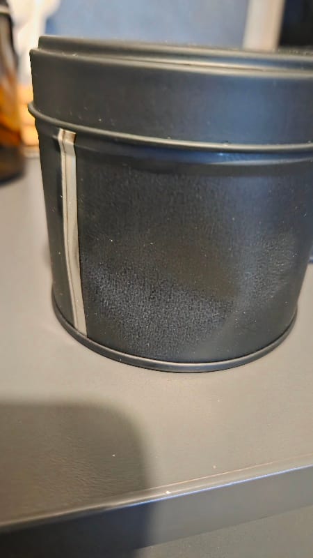 Customer photo review of Tarro con tapa de color Negro