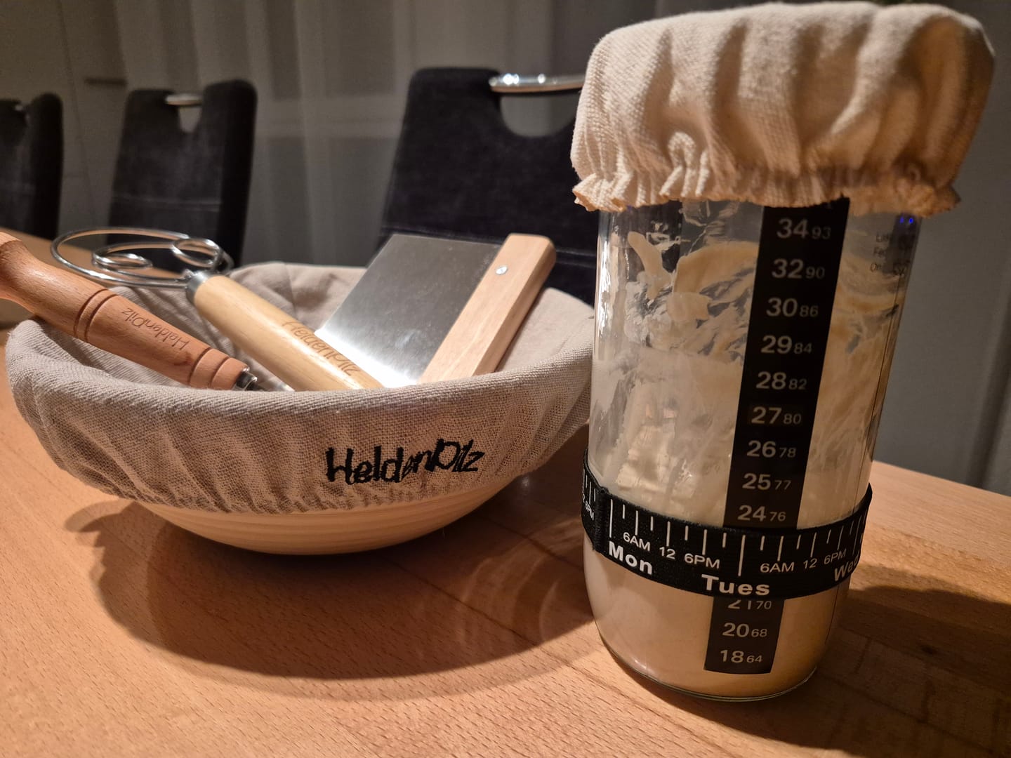 Customer photo review of BIO Sauerteig Komplett-Set mit Gärglas