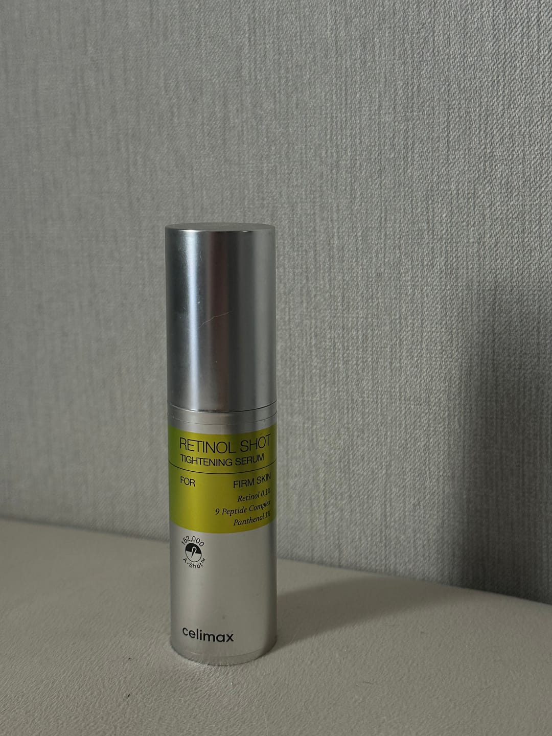 Customer photo review of Liftinga efektu piešķirošs serums ar retinolu un mikroadatām Celimax The Vita−A Retinol Shot Tightening Serum