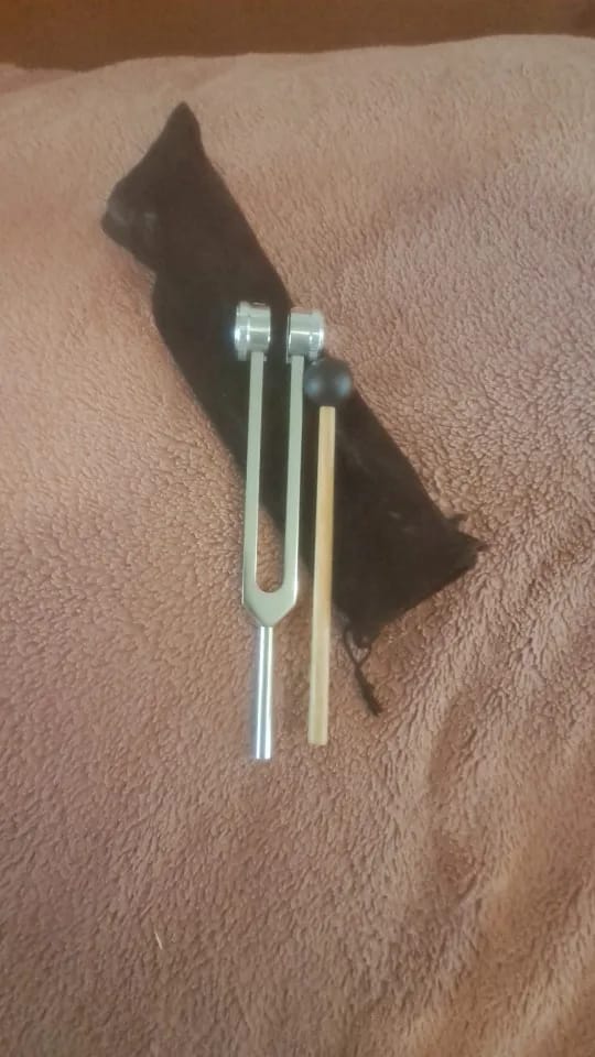 Customer photo review of Tanido — Diapasón 128 Hz para tu ritual de calma diaria