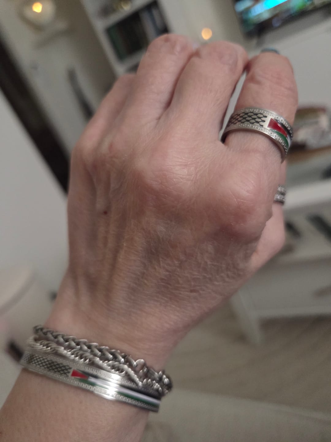 Customer photo review of Palestine Heritage Ring