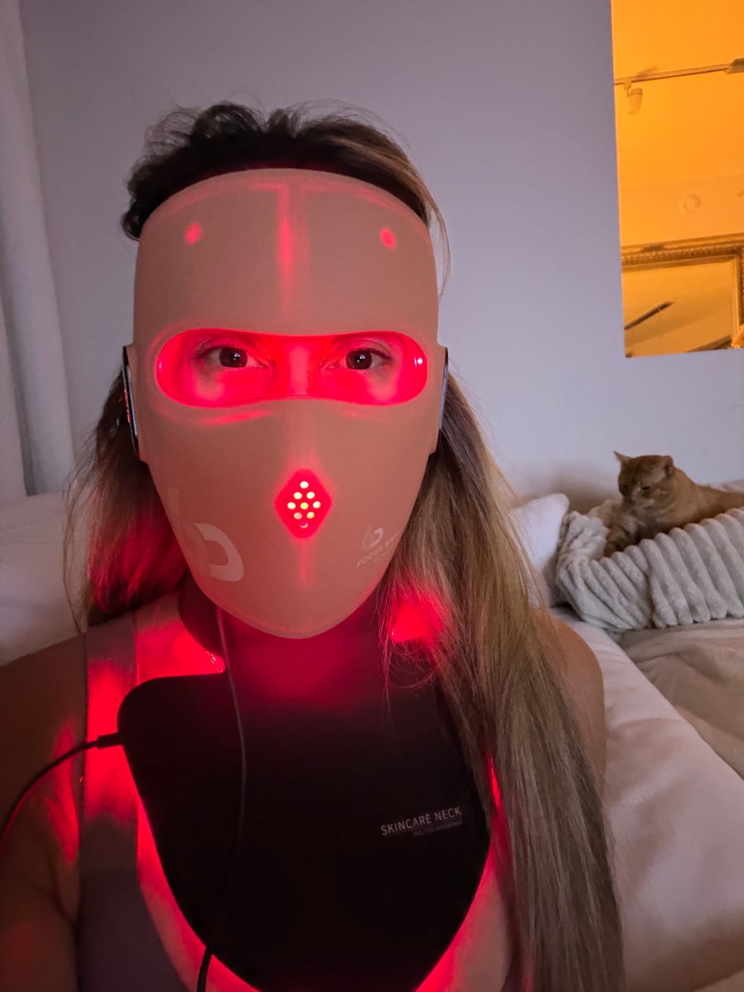 Customer photo review of JOVS 6D Laser & EMS Anti-Aging Therapy Mask