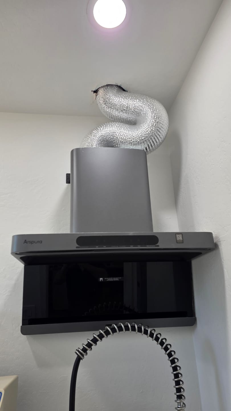 Customer photo review of Arspura 30'' F1 High-Velocity Range Hood