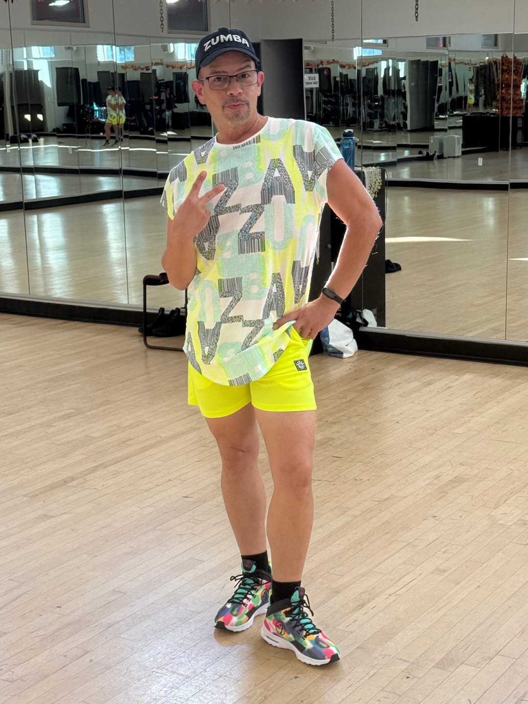 Customer photo review of Latin Movement Mesh Shorts